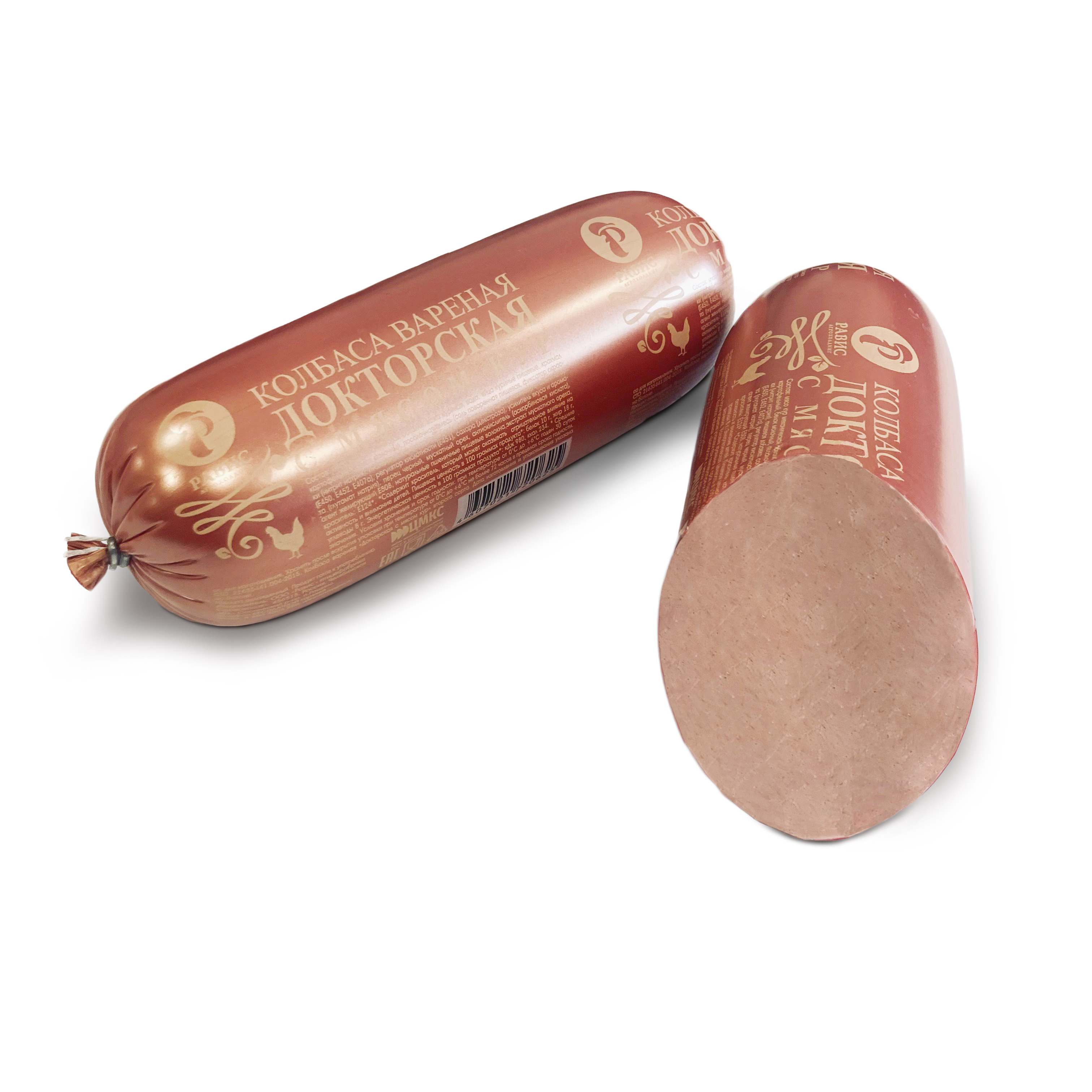 Колбаса вареная "Докторская" из мяса птицы