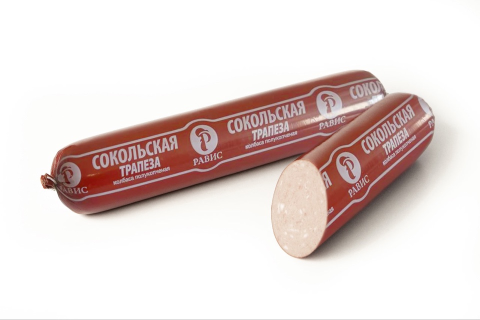 Колбаса полукопченая «Сокольская трапеза»